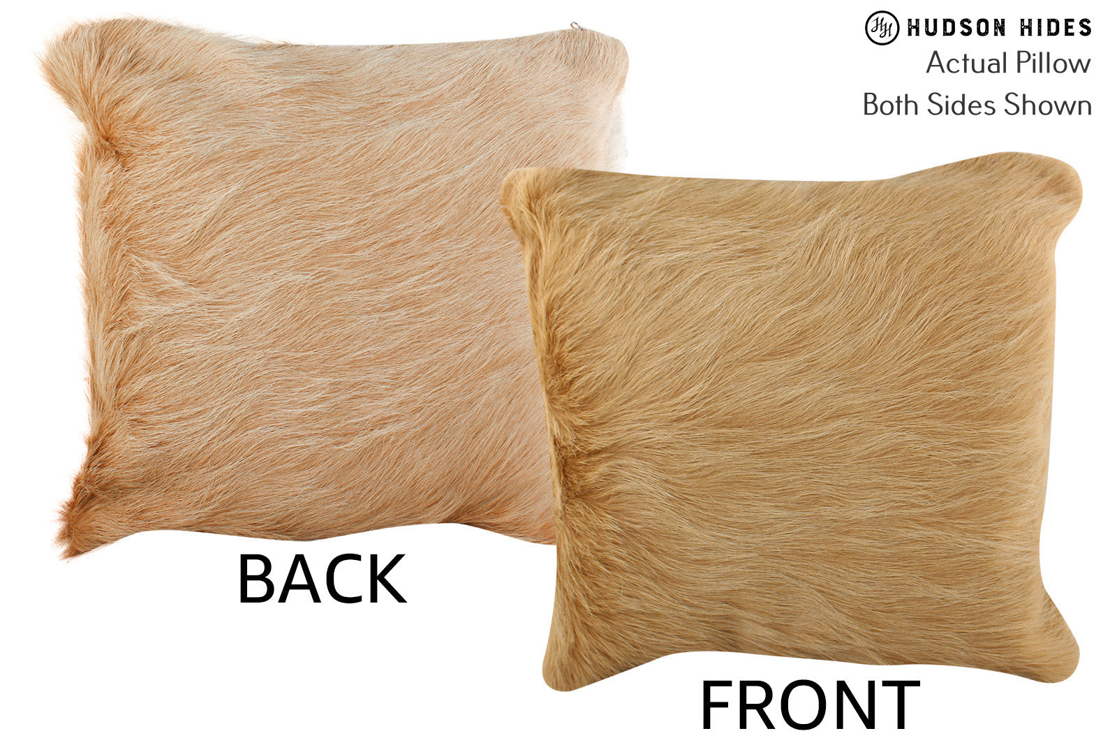 Beige Cowhide Pillow #74026