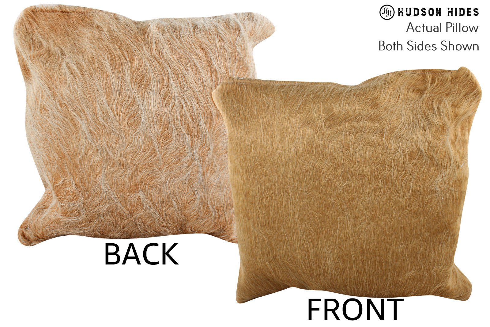 Beige Cowhide Pillow #74034