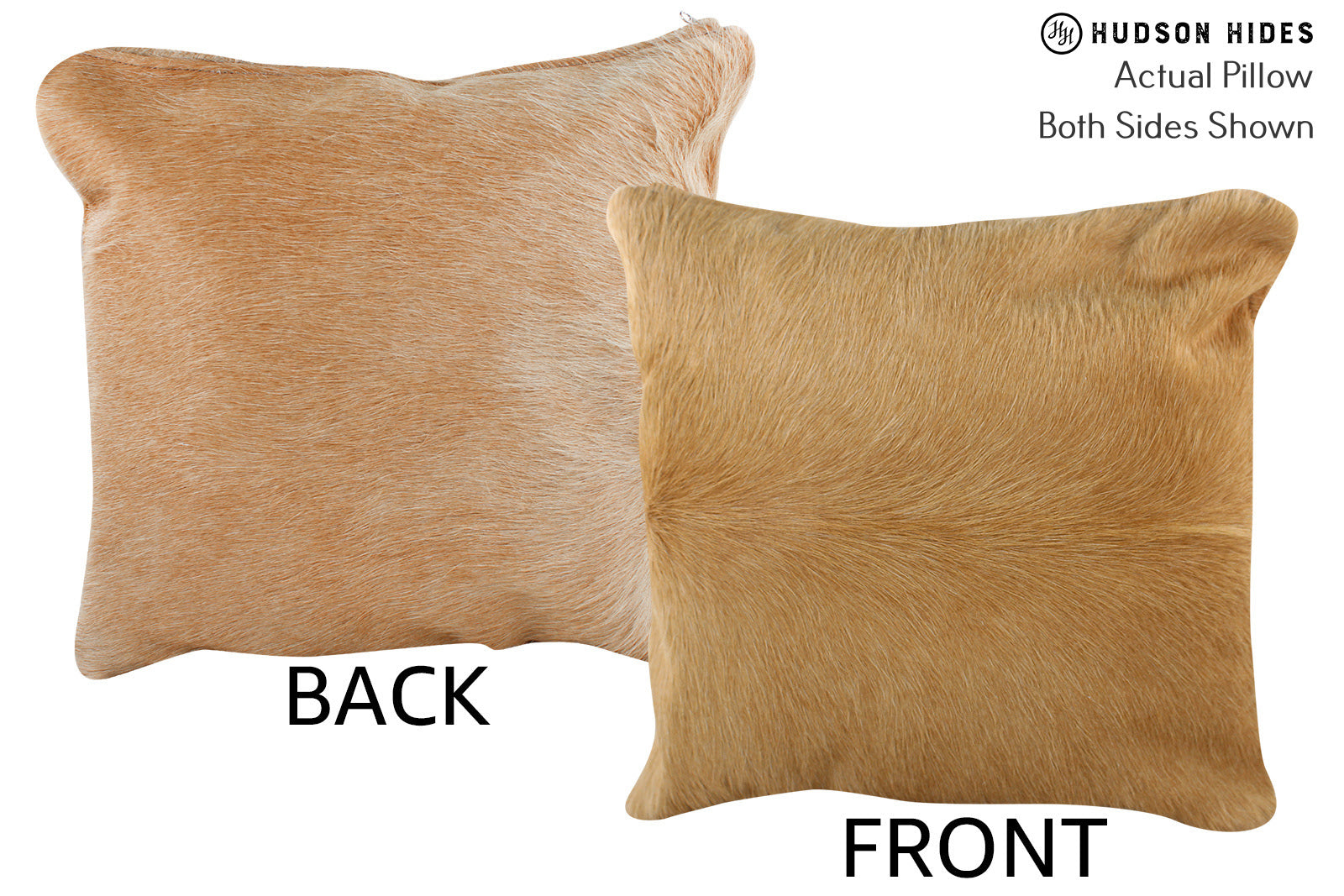 Beige Cowhide Pillow #74038