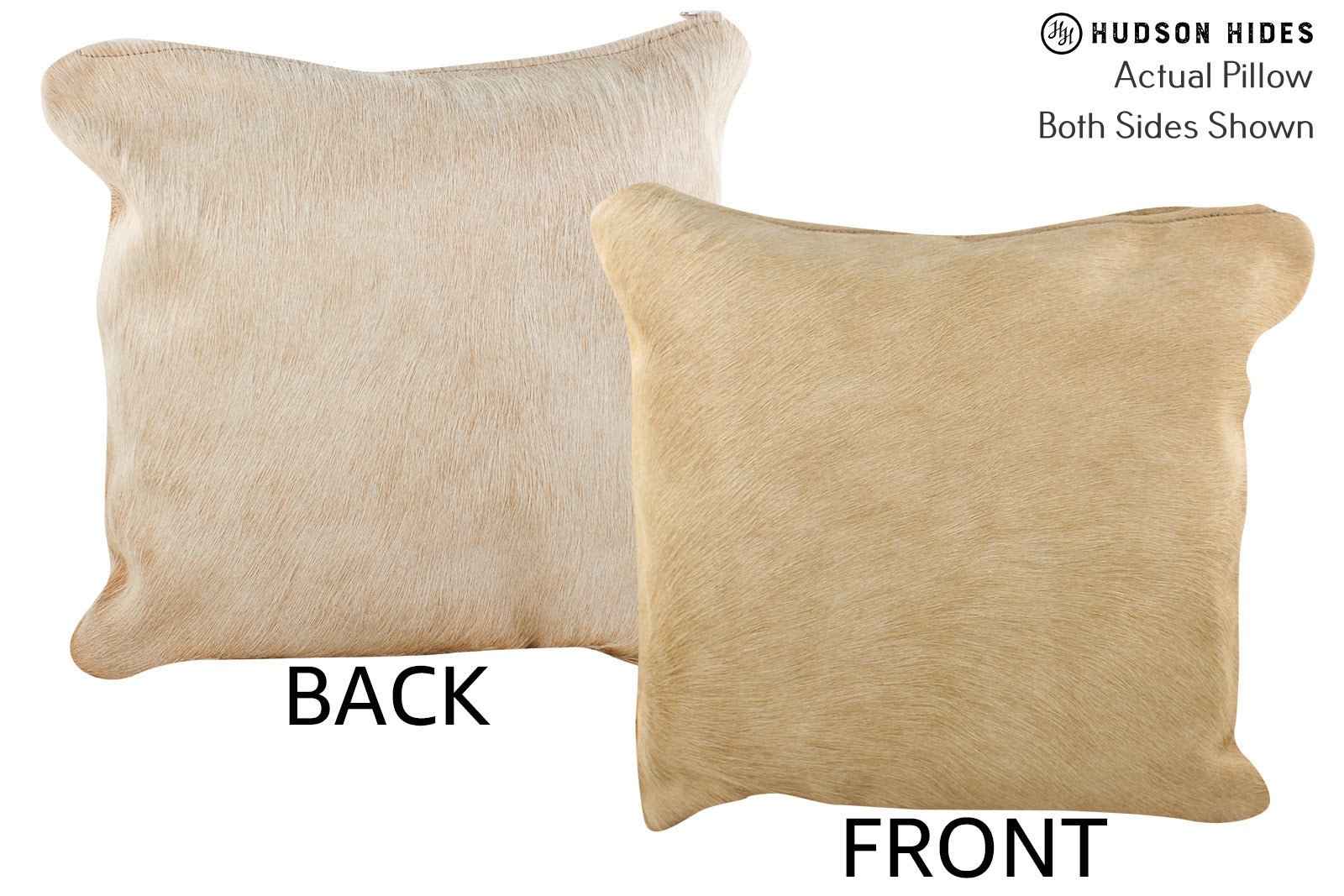 Beige Cowhide Pillow #74042