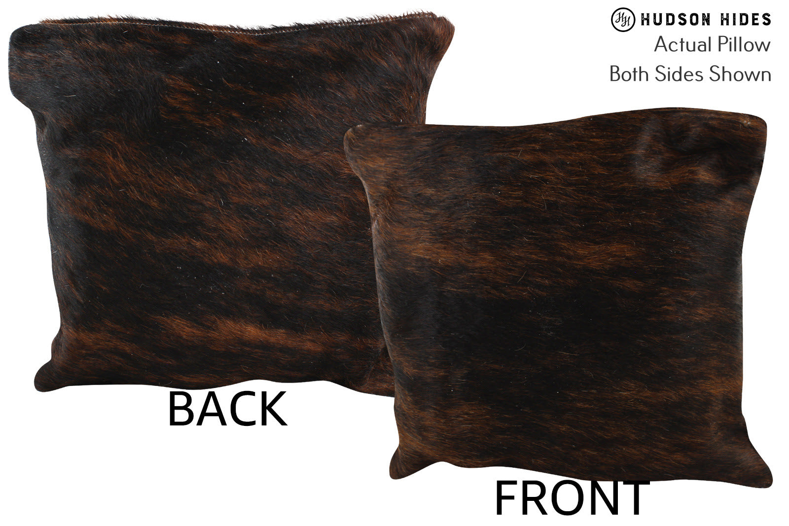 Dark Brindle Cowhide Pillow #74060