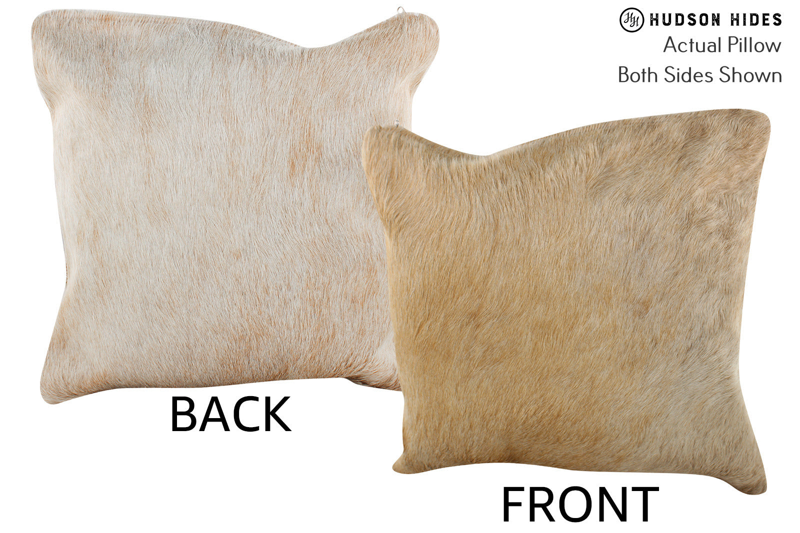 Beige Cowhide Pillow #74071