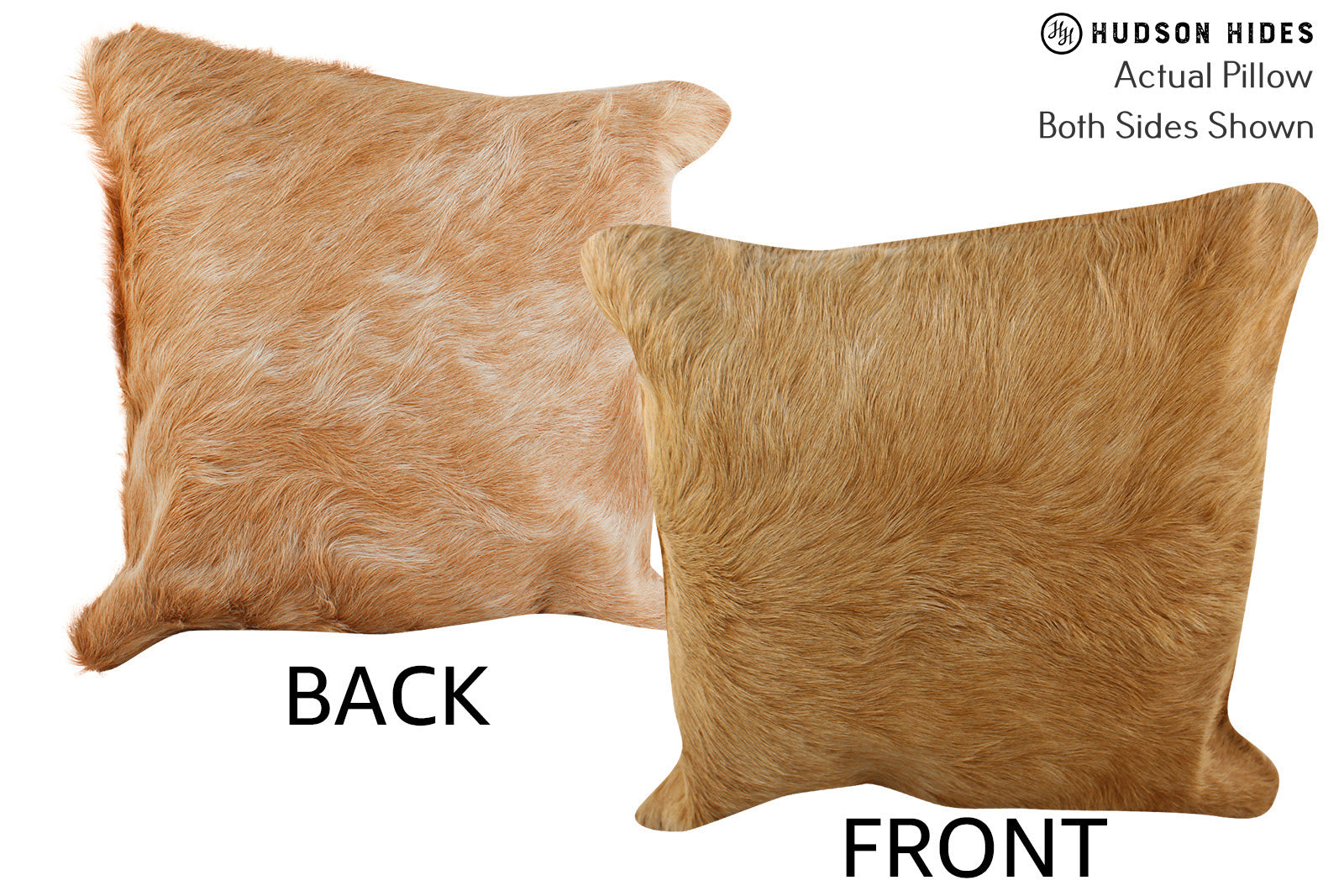 Beige Cowhide Pillow #74097