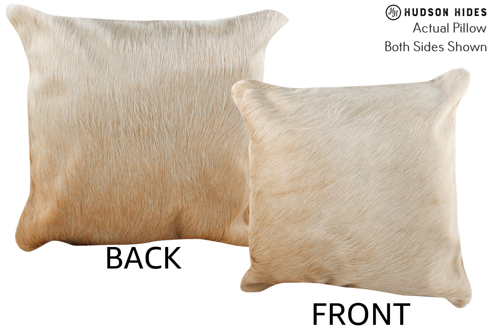 Beige Cowhide Pillow #74133