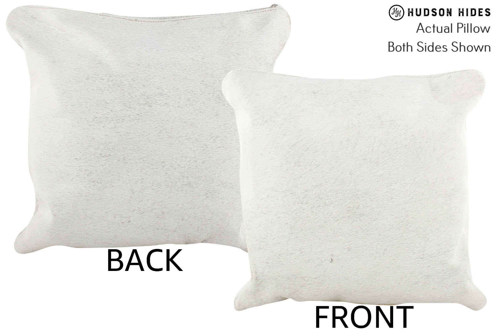 Salt and Pepper Black Cowhide Pillow #74134