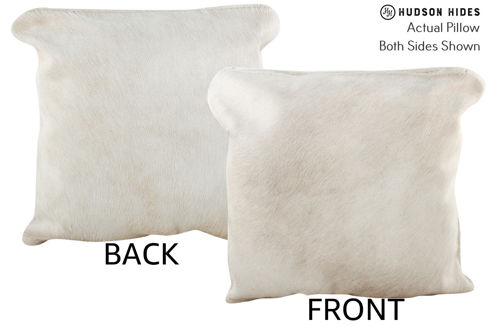 Grey with Beige Cowhide Pillow #74138