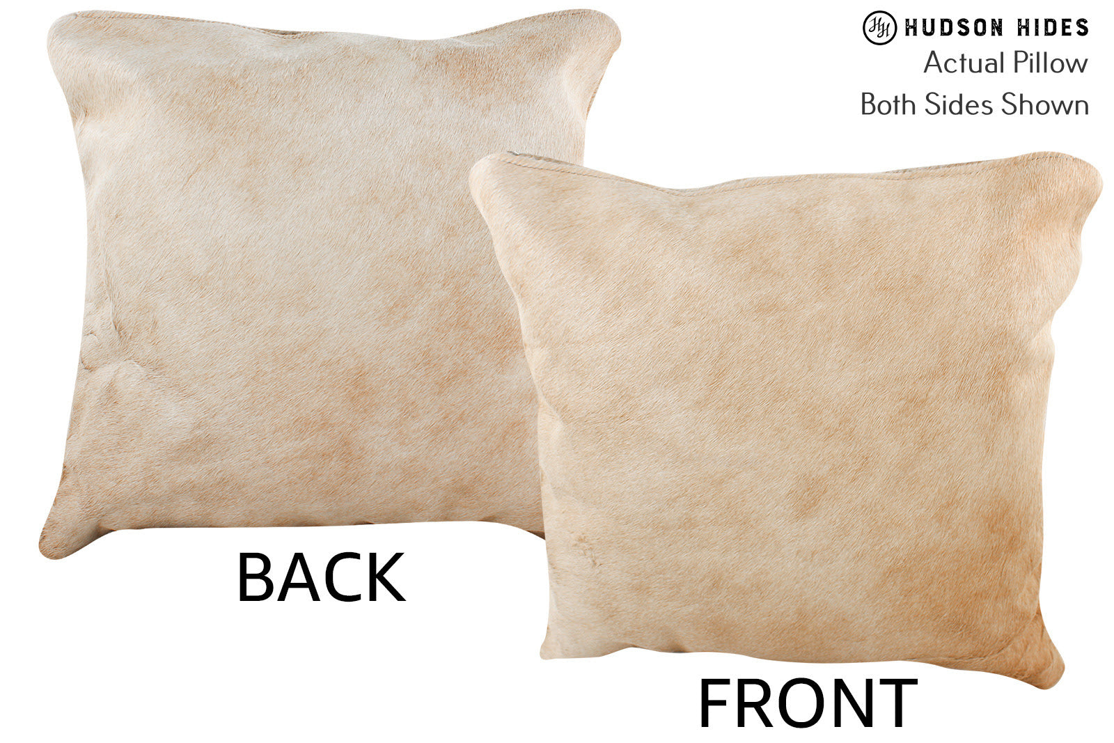 Beige Cowhide Pillow #74140