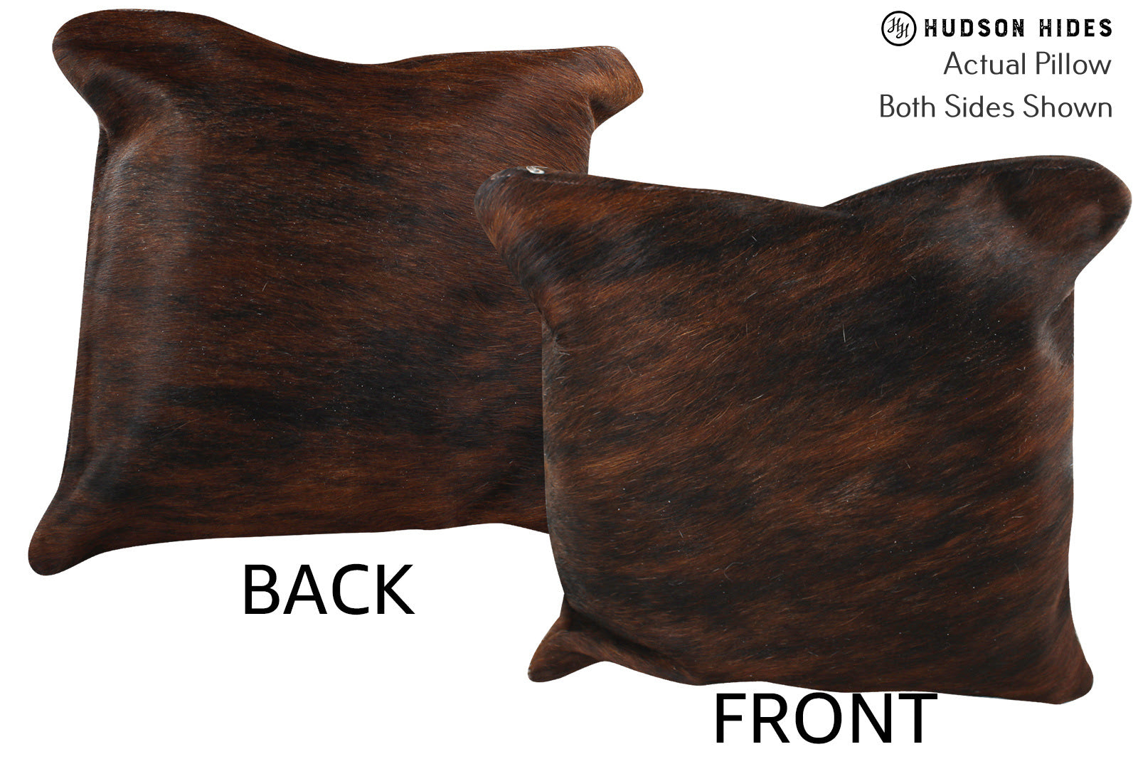 Dark Brindle Cowhide Pillow #74181