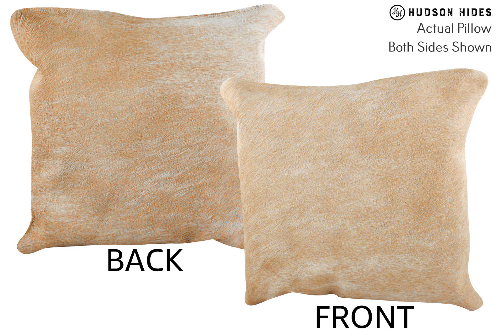 Beige Cowhide Pillow #74198