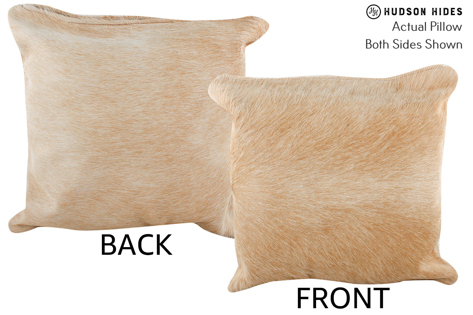 Beige Cowhide Pillow #74203