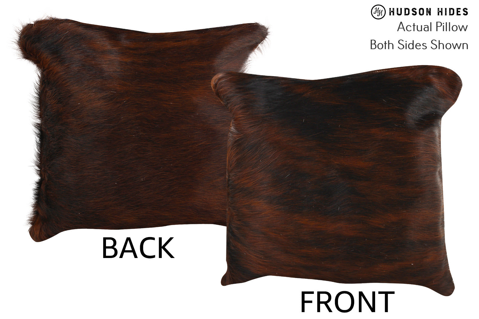 Dark Brindle Cowhide Pillow #74253