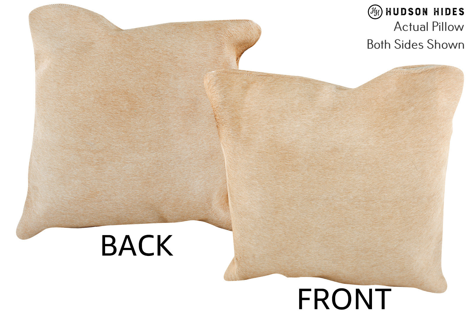 Beige Cowhide Pillow #74273