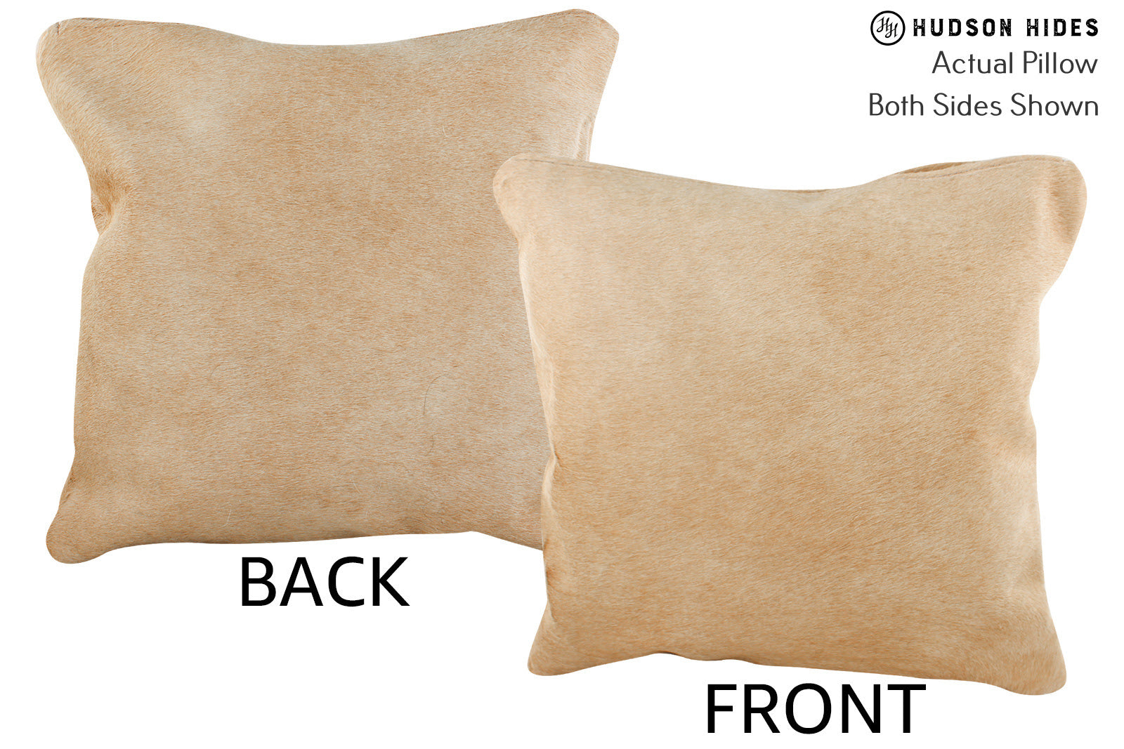 Beige Cowhide Pillow #74298