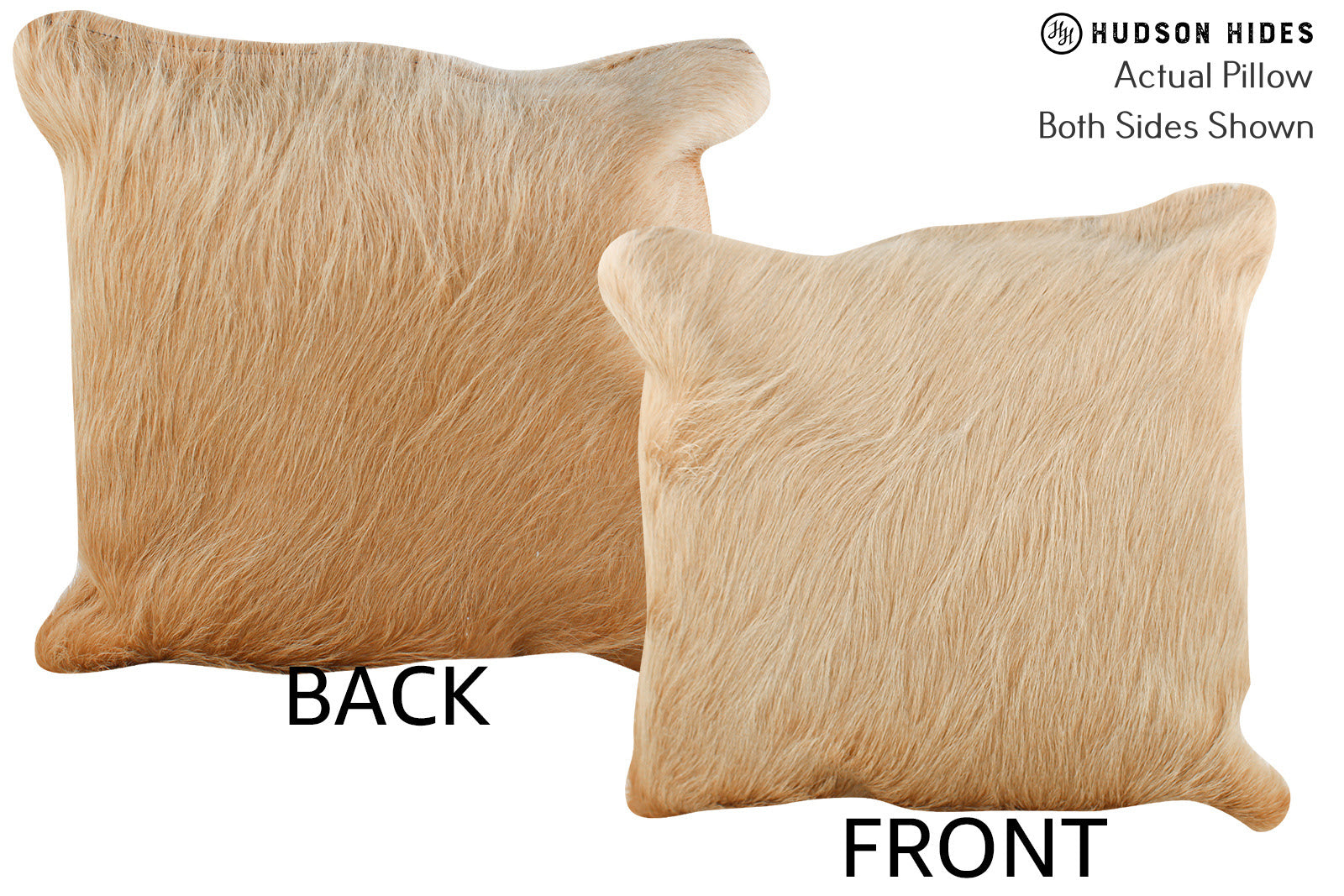 Beige Cowhide Pillow #74301