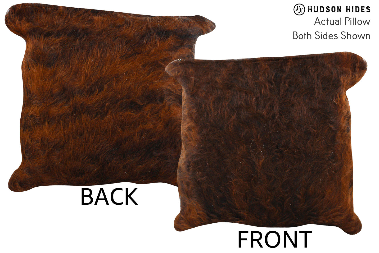 Dark Brindle Cowhide Pillow #74376