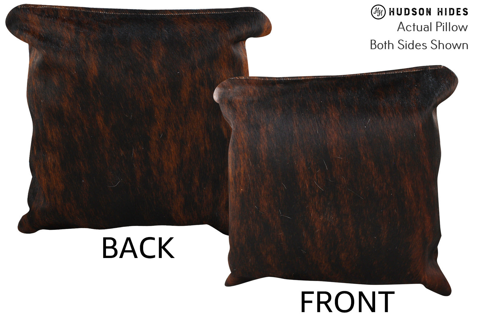 Dark Brindle Cowhide Pillow #74482