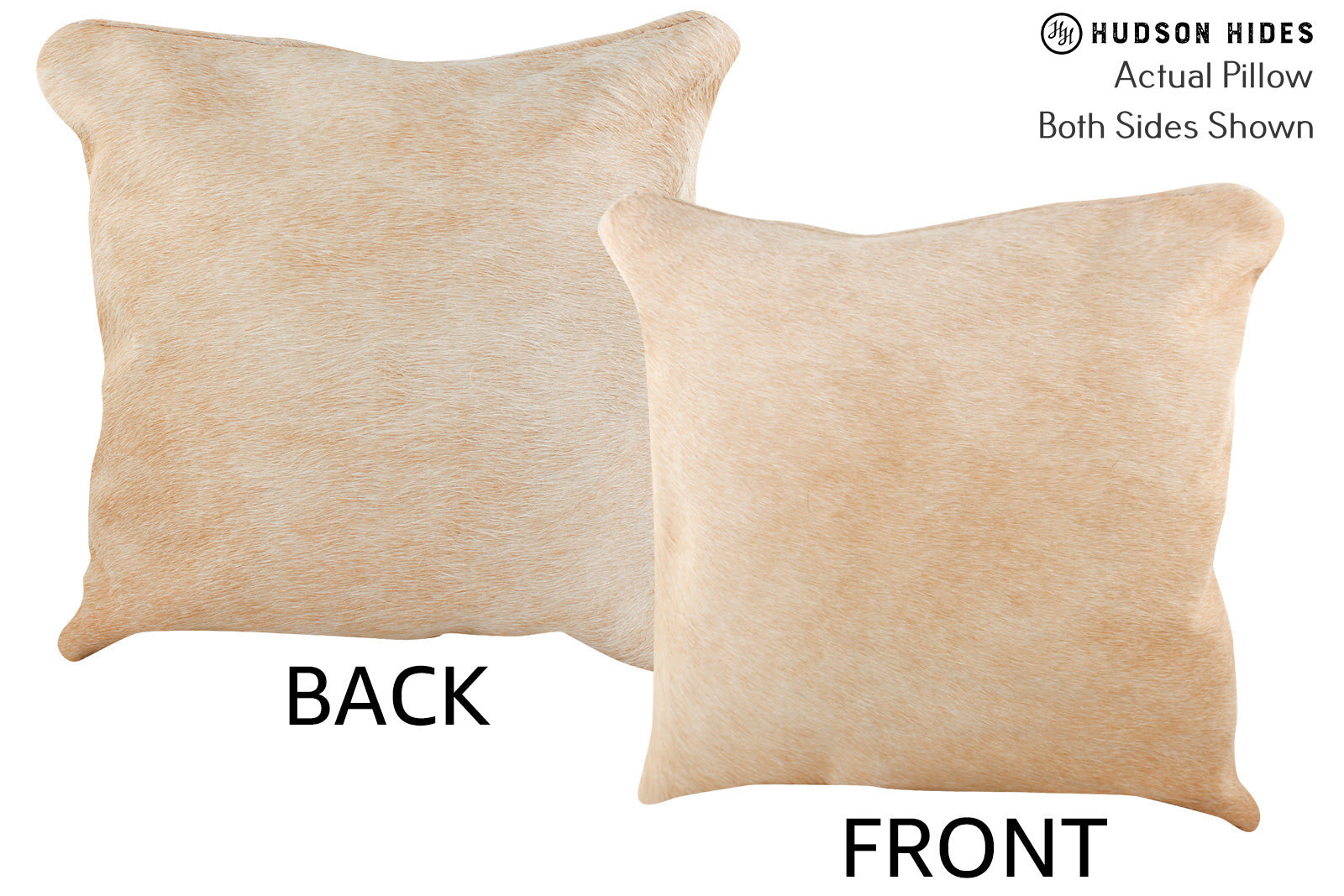 Beige Cowhide Pillow #74485