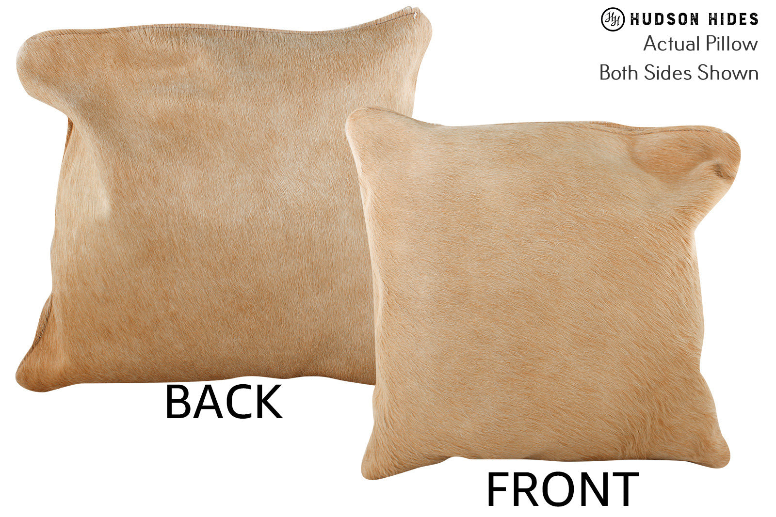 Beige Cowhide Pillow #74498