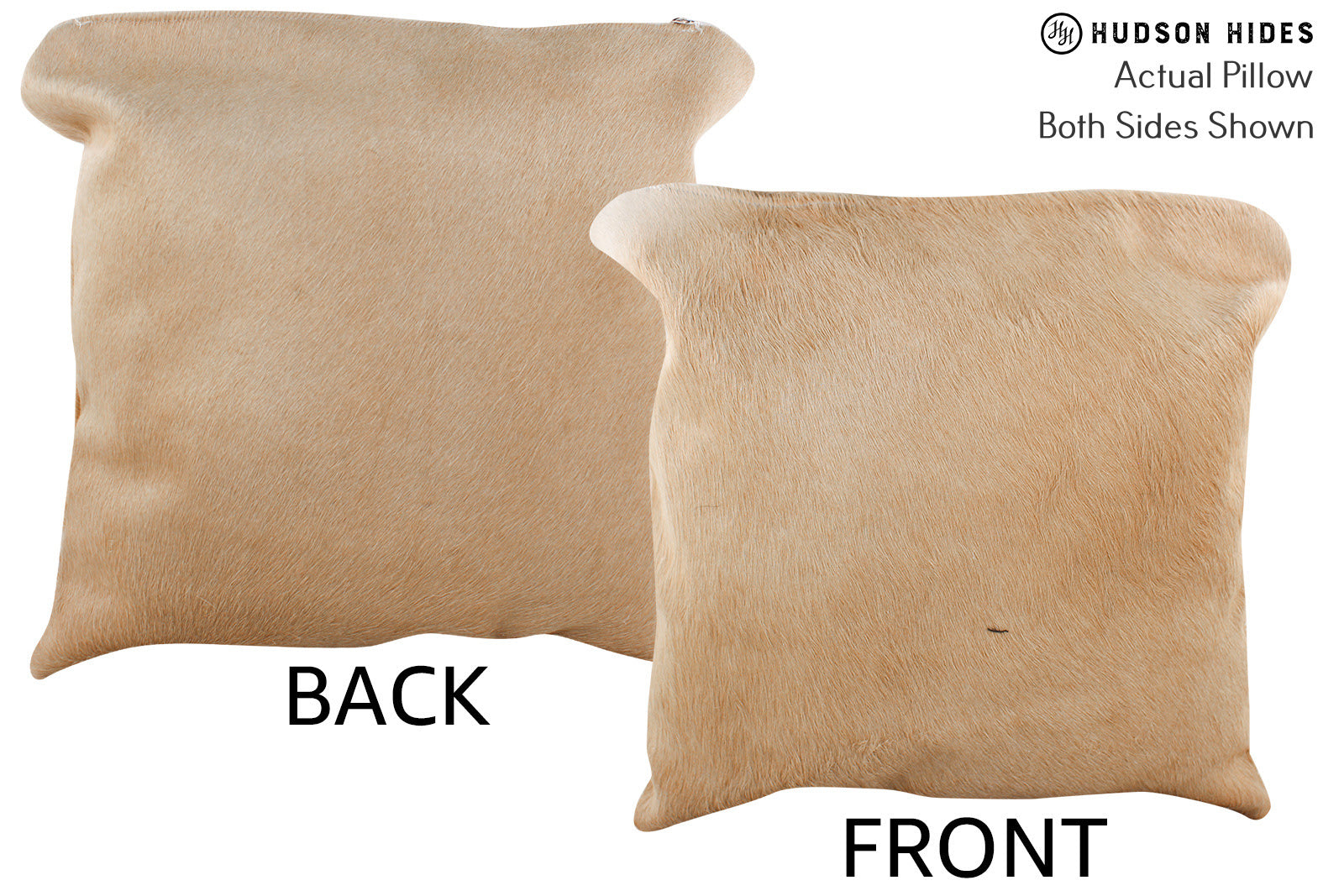 Beige Cowhide Pillow #74504