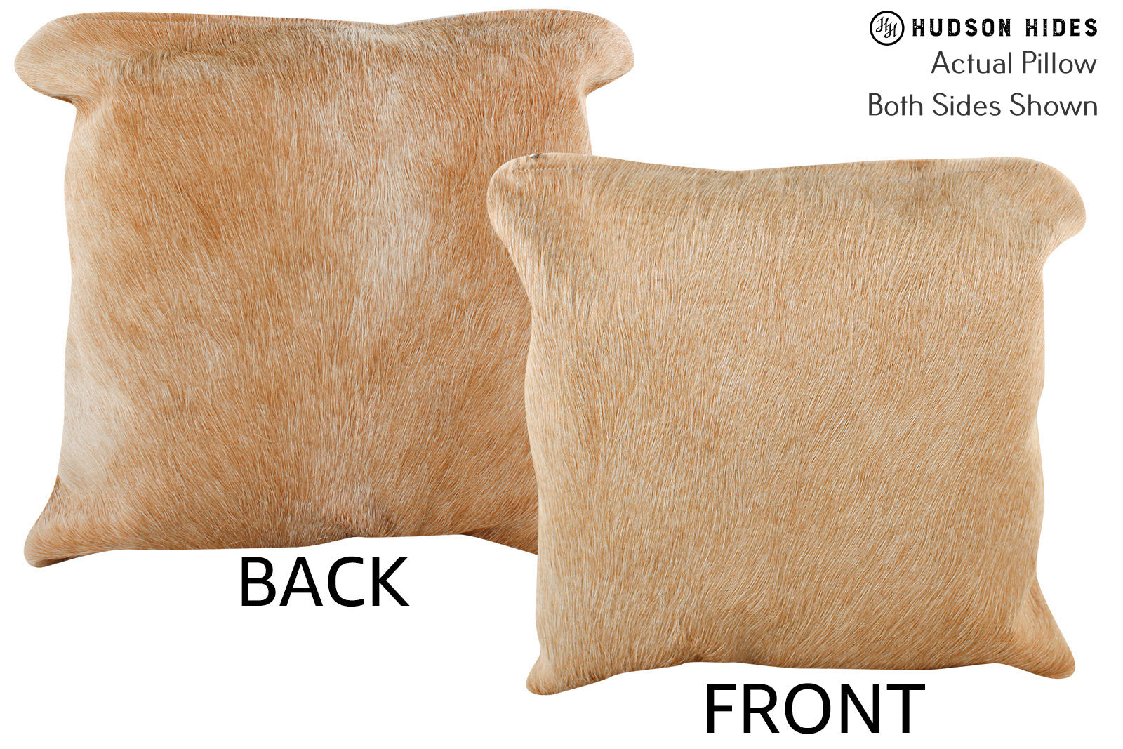 Beige Cowhide Pillow #74531