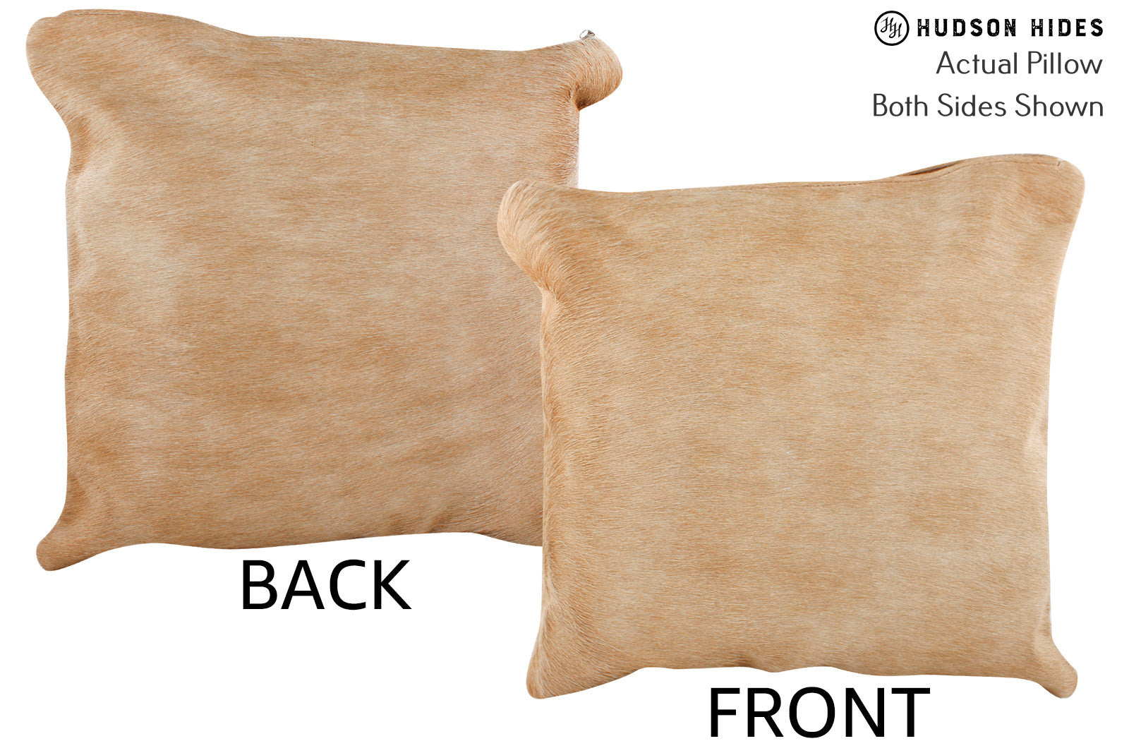 Beige Cowhide Pillow #74570