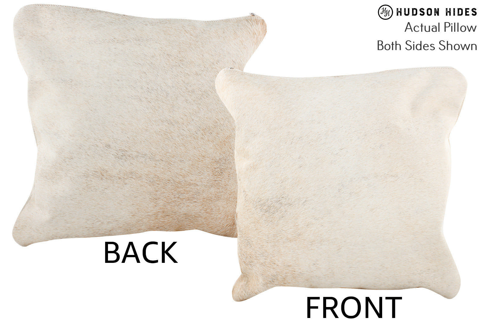 Beige Cowhide Pillow #74598