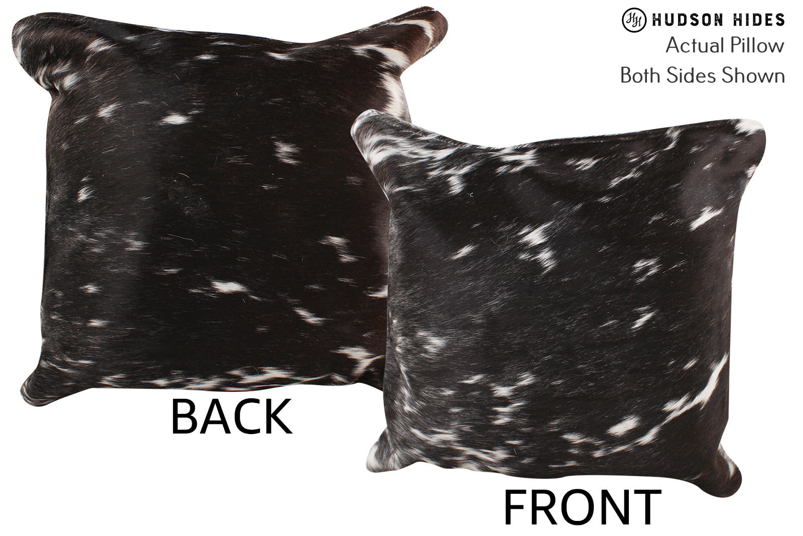 Black and White Cowhide Pillow #74655