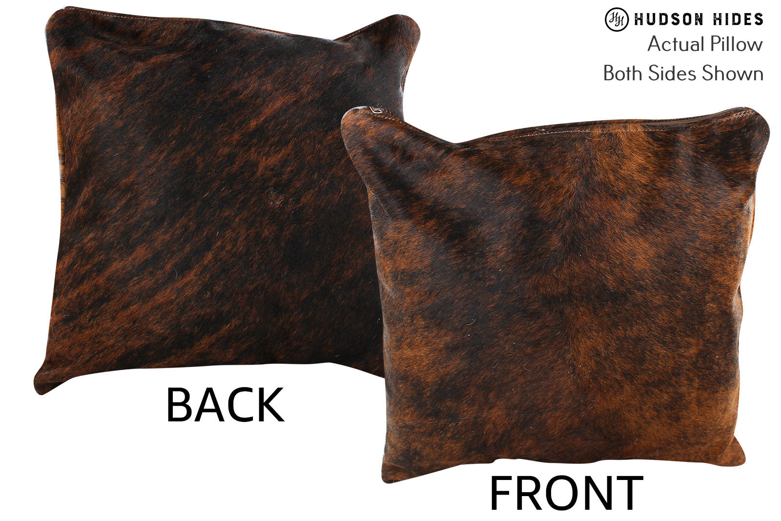 Dark Brindle Cowhide Pillow #74704