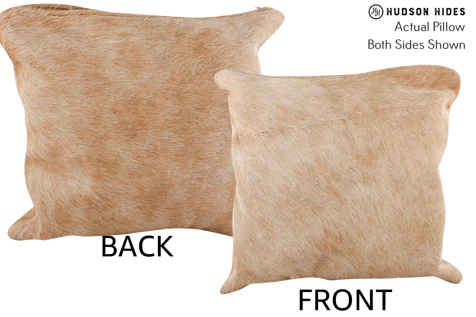 Beige Cowhide Pillow #74781