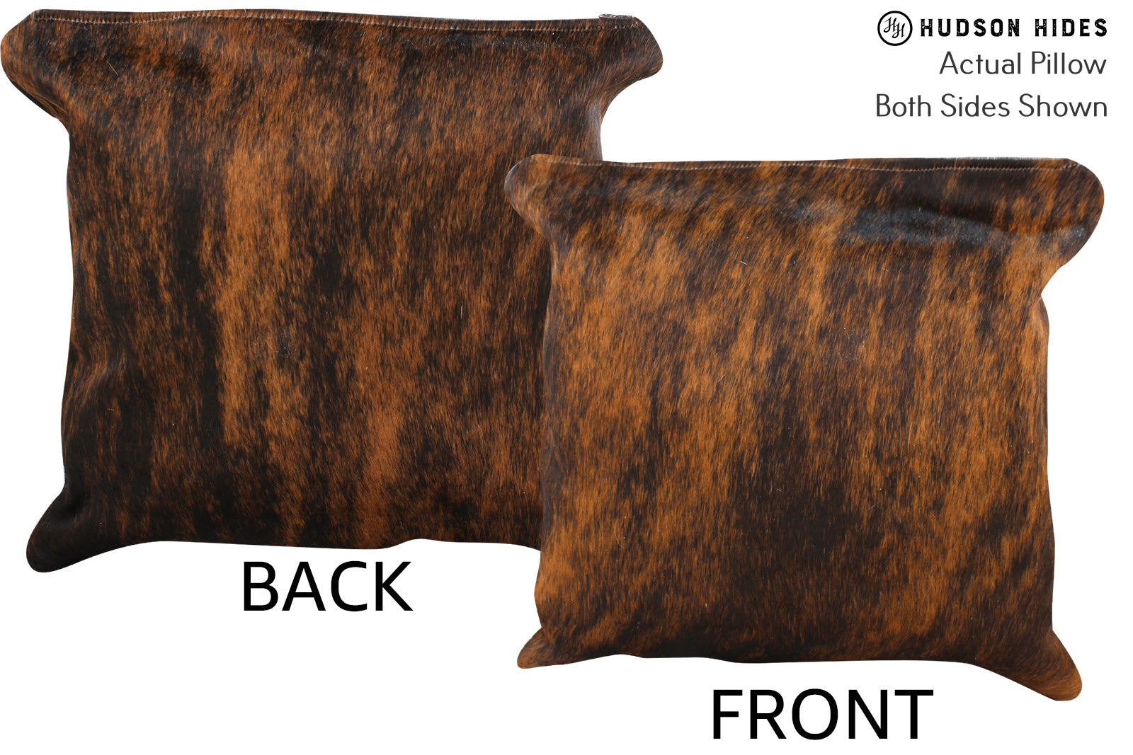 Dark Brindle Cowhide Pillow #74790