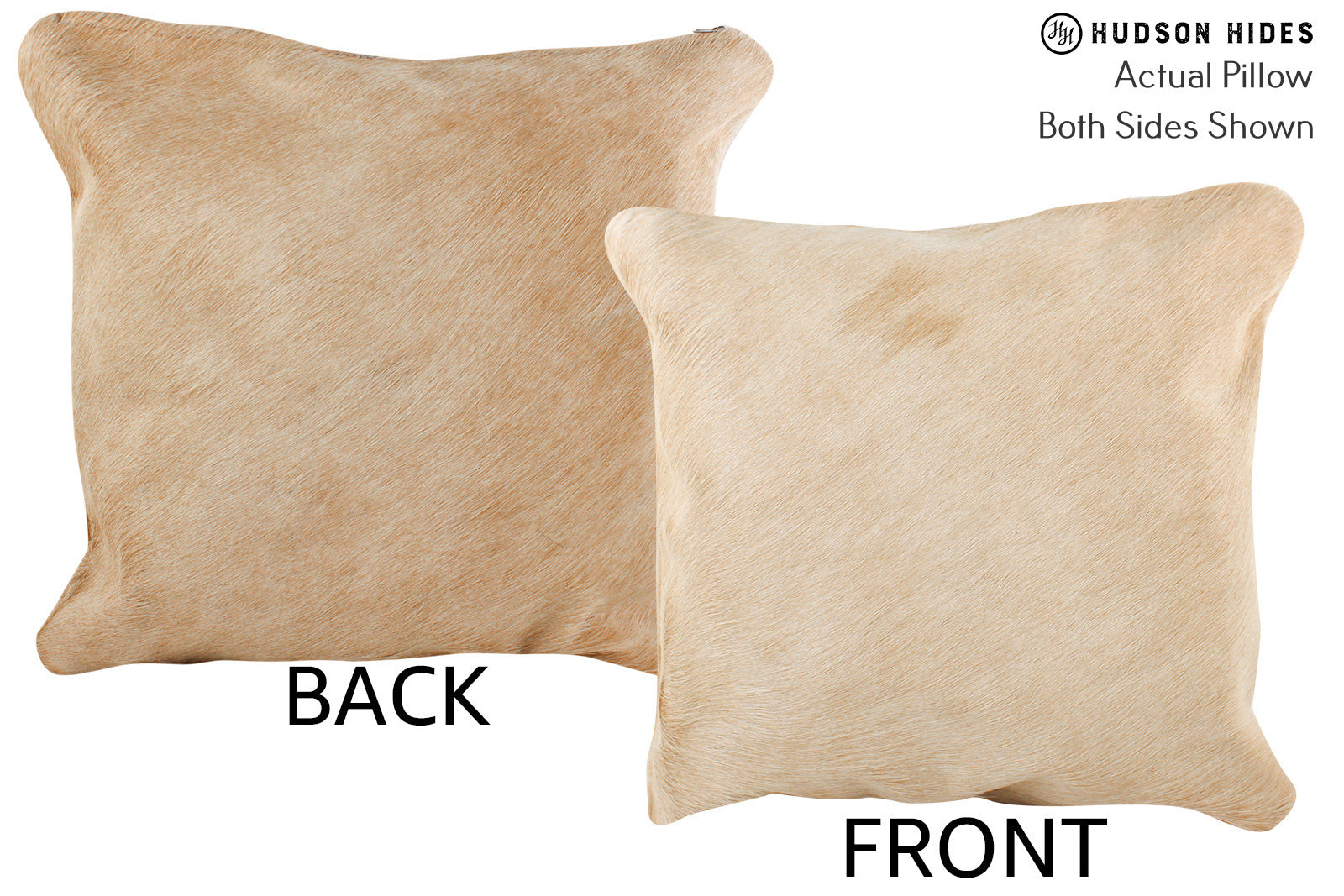 Beige Cowhide Pillow #74816