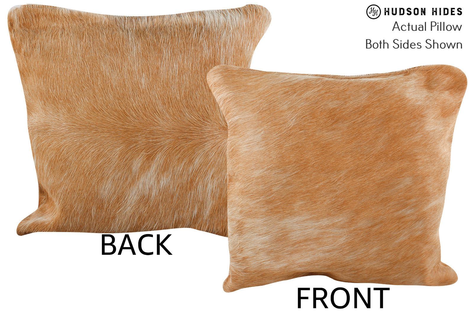 Beige Cowhide Pillow #74883