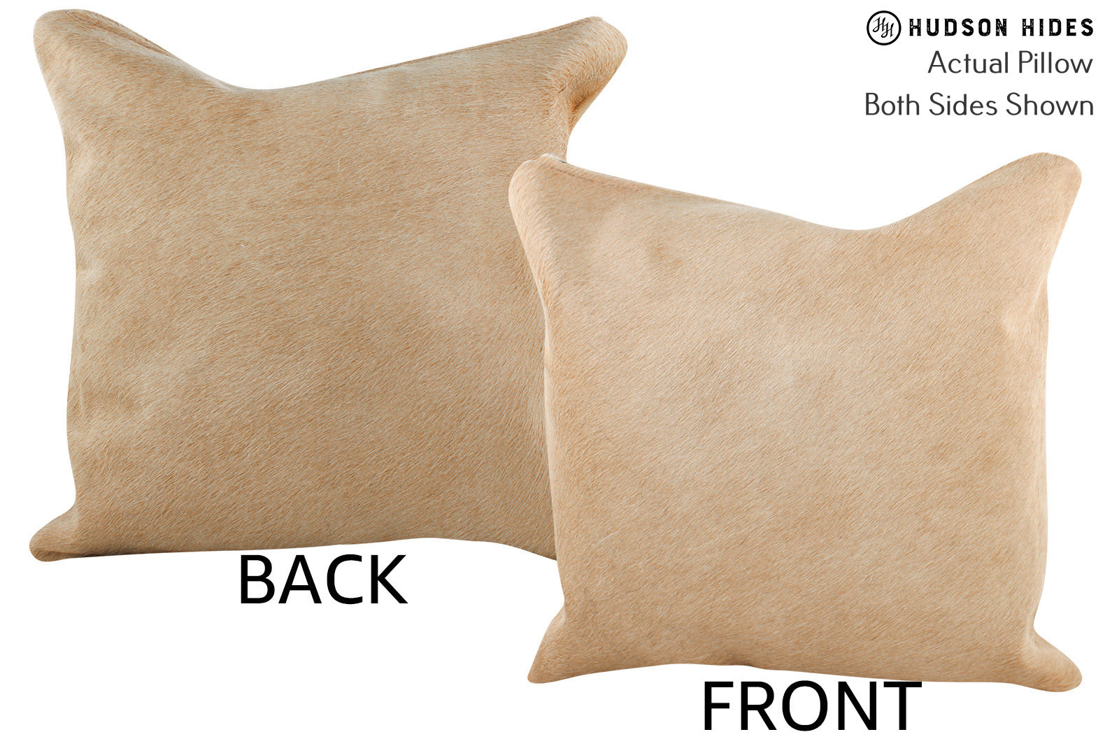 Beige Cowhide Pillow #75293