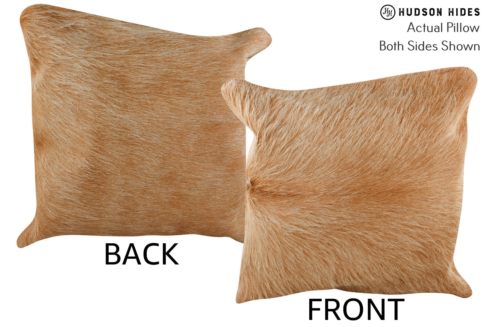 Beige Cowhide Pillow #75298