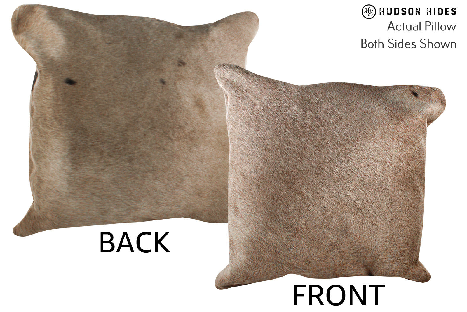 Taupe Cowhide Pillow #76351