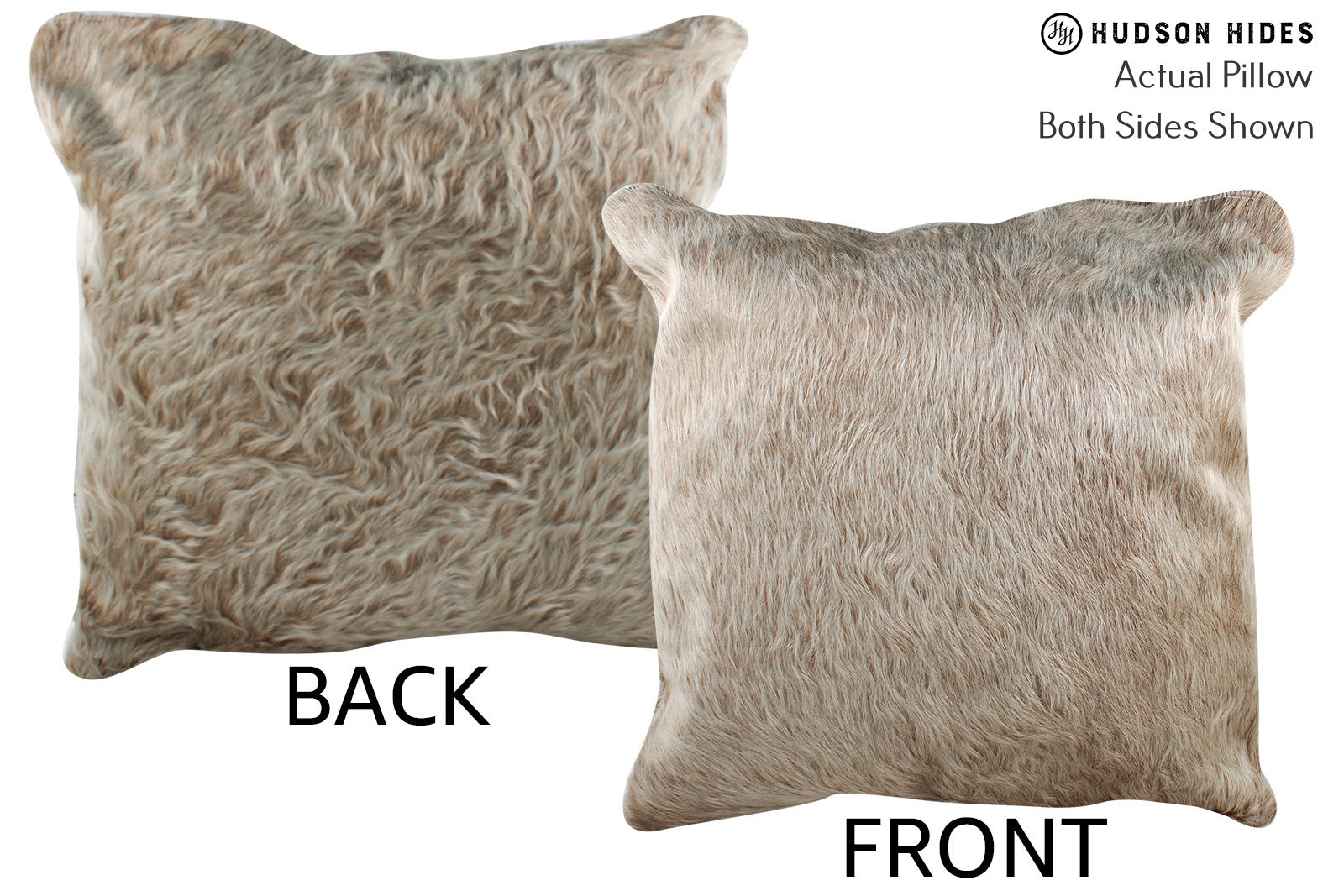 Taupe Cowhide Pillow #76355