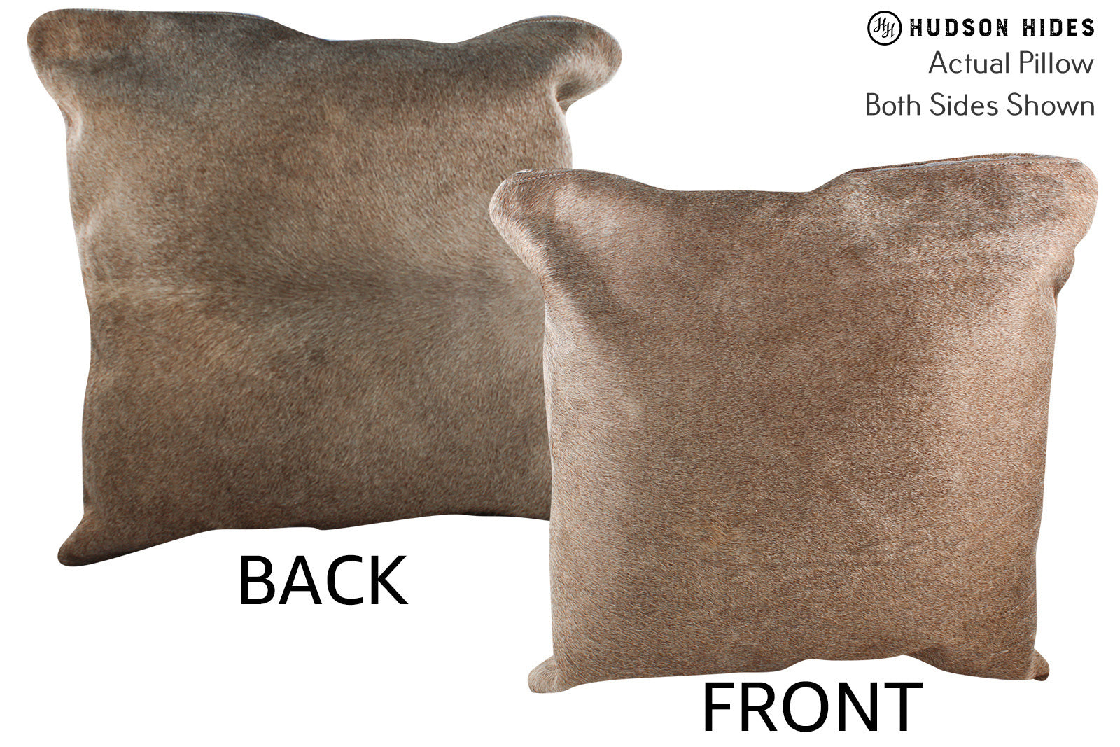 Taupe Cowhide Pillow #76608