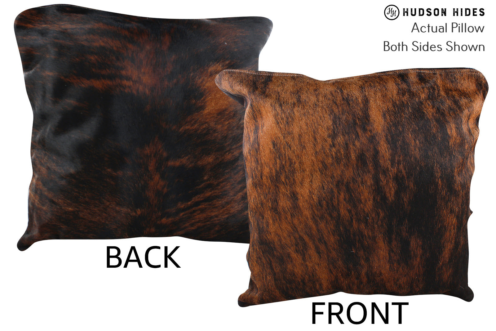 Dark Brindle Cowhide Pillow #76695