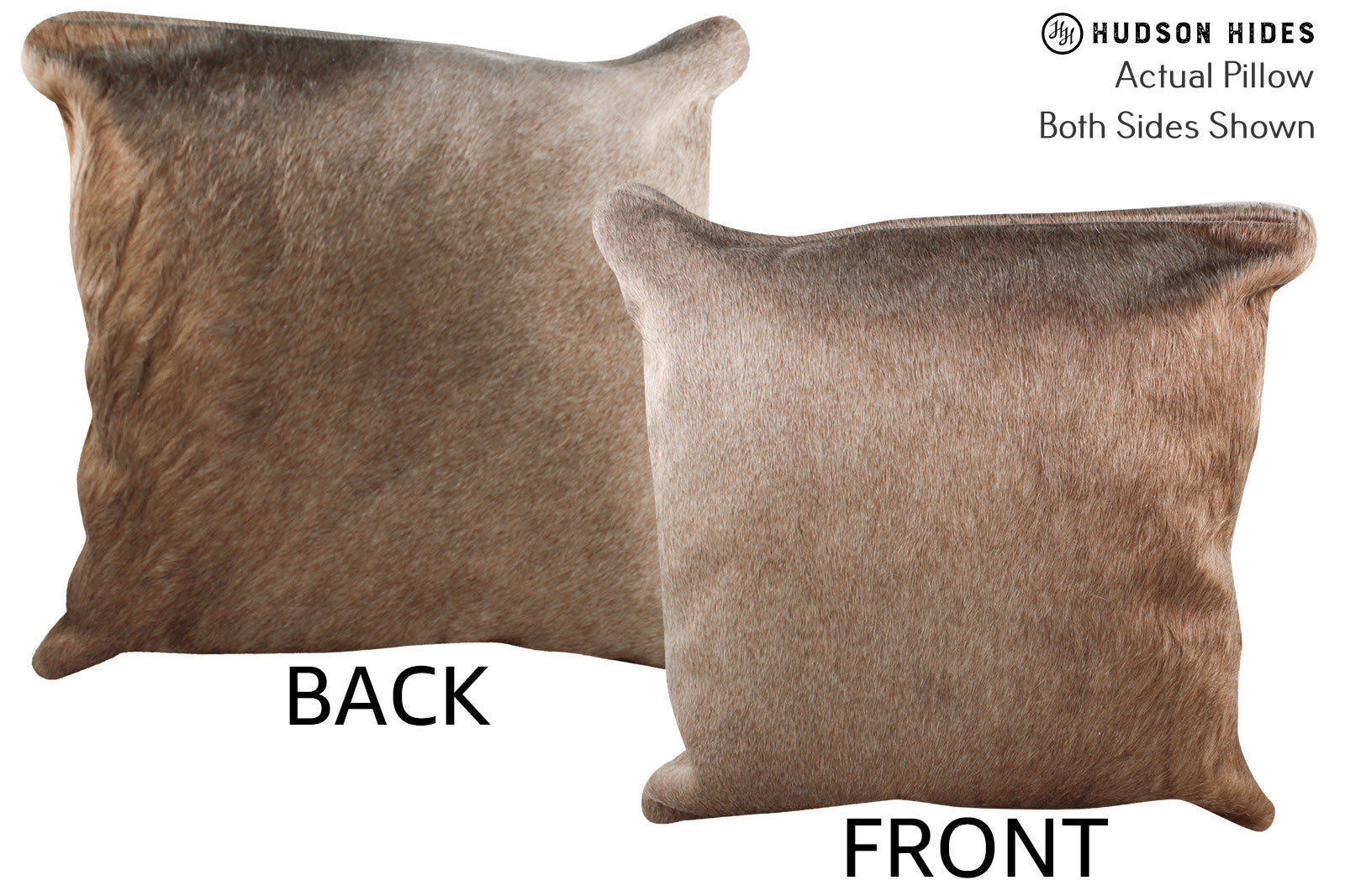 Taupe Cowhide Pillow #76837