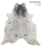 Salt and Pepper Black XX-Large Brazilian Cowhide Rug 7'5