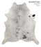 Salt and Pepper Black XX-Large Brazilian Cowhide Rug 7'10