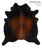 Chocolate X-Large Brazilian Cowhide Rug 7'3