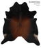 Chocolate XX-Large Brazilian Cowhide Rug 7'7