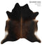 Chocolate XX-Large Brazilian Cowhide Rug 7'9