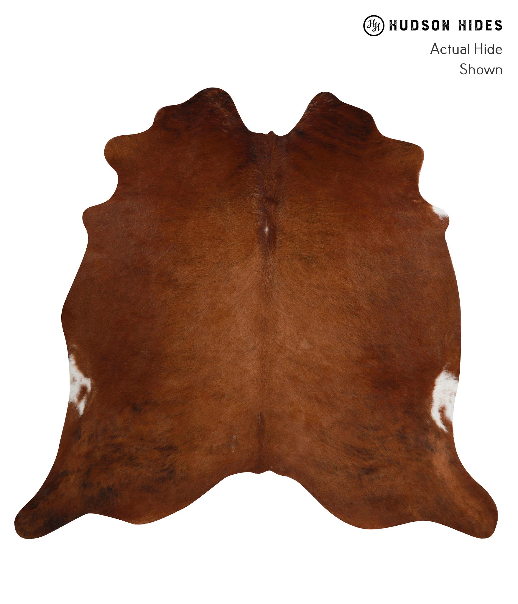 Solid Brown Cowhide Rug #82790