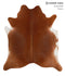 Solid Brown X-Large Brazilian Cowhide Rug 7'2