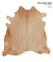 Beige X-Large Brazilian Cowhide Rug 6'5