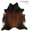 Chocolate X-Large Brazilian Cowhide Rug 6'6