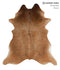 Light Caramel X-Large Brazilian Cowhide Rug 7'2