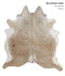 Light Caramel XX-Large Brazilian Cowhide Rug 7'7